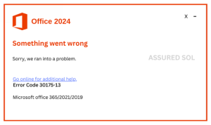 Error Code 30175-13
