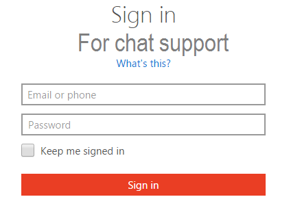 ms office 2016 support chat