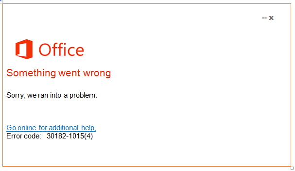 office 2019 update error 30182-27