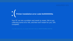 error code 0x0000000a