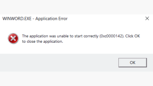 error 00xc0000142 error 00xc0000142