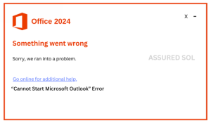 “Cannot Start Microsoft Outlook” Error “Cannot Start Microsoft Outlook” Error